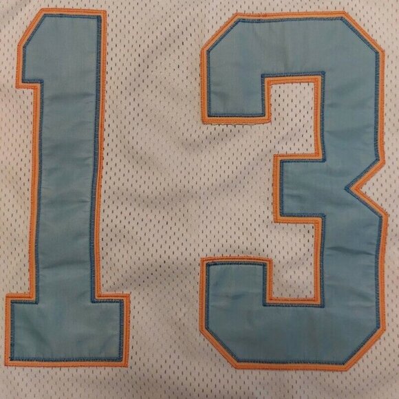 Mitchell & Ness Throwbacks 1984 Miami Dolphins Dan Marino Jersey White Size 52 - Picture 10 of 11